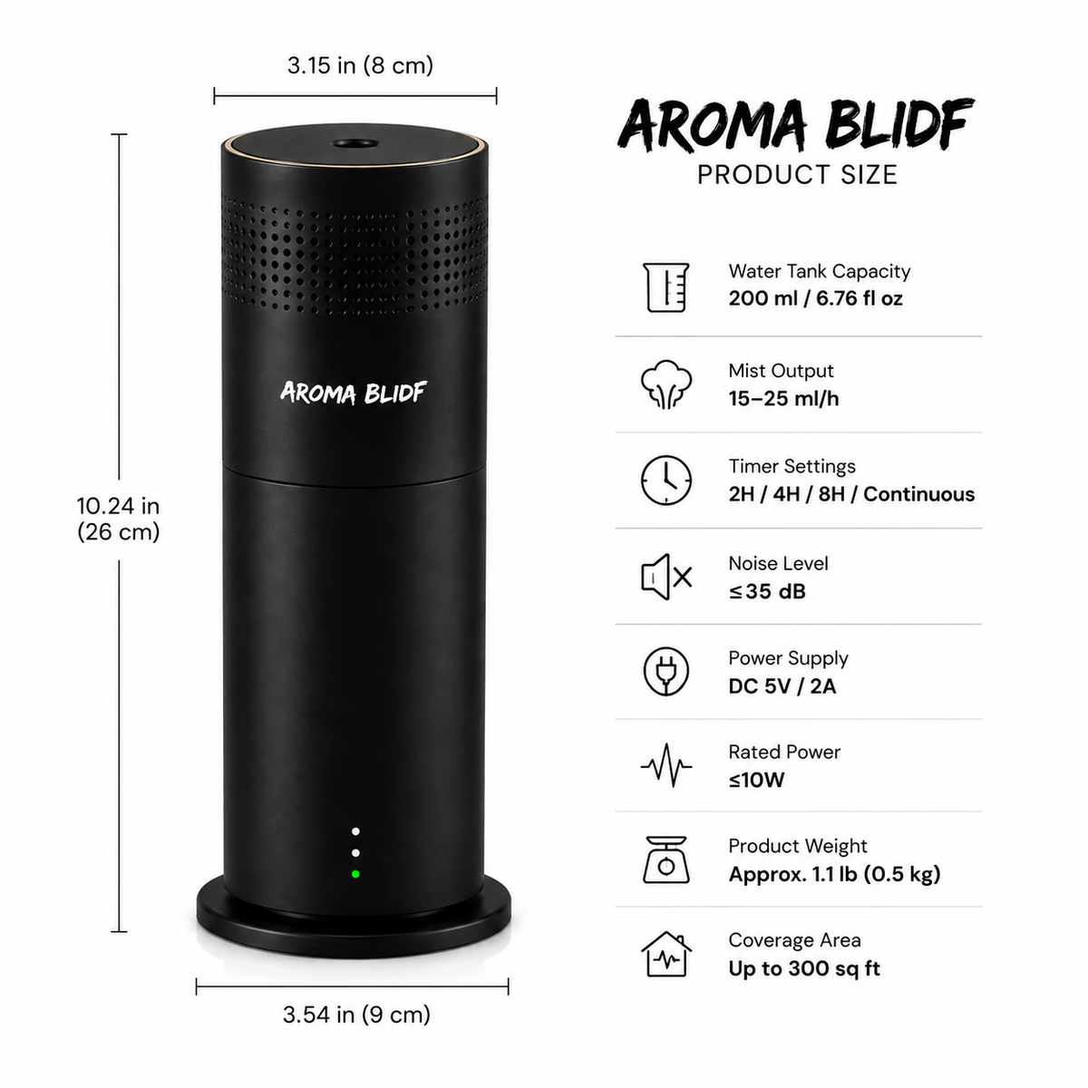 AROMA BLIDF Tower Aroma Diffuser